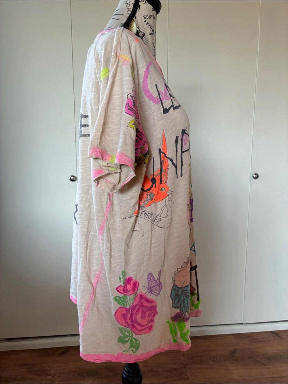 NWT Magnolia Pearl💯Cotton Extra Forever Oversized Tee (One Size Fits Most) - Picture 8 of 12